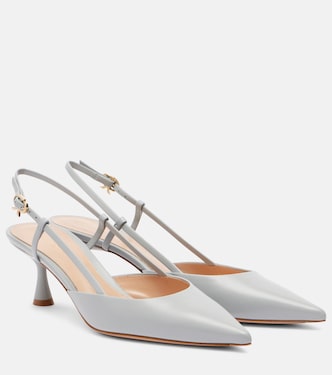 Ascent 55 leather slingback pumps | Gianvito Rossi
