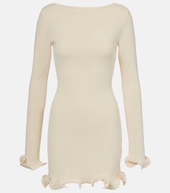 러플 니트 미니드레스 | Same