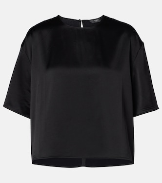 Barb satin T-shirt | Leset