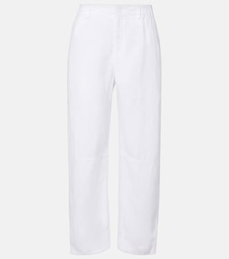 Pantalon droit Taylor en lin | Velvet