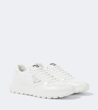Re-Nylon and leather sneakers | Prada