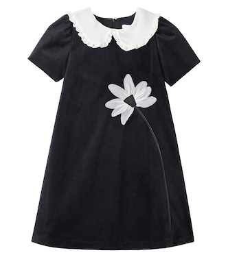 Embroidered lace-trimmed dress | Patachou