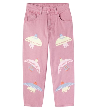 Appliqué wide-leg jeans | Stella McCartney Kids