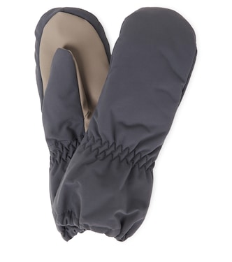 Monta fleece-lined mittens | Wheat