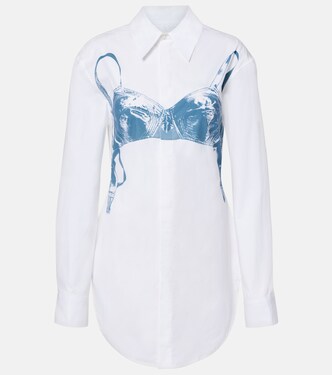 Printed cotton-blend shirt | Jean Paul Gaultier