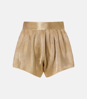 High-Rise Shorts aus Mesh | Alaïa