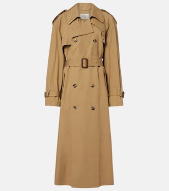Trench in cotone e seta | Saint Laurent