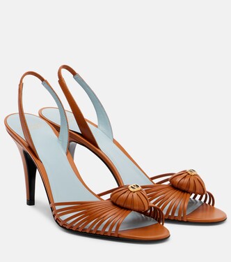 Sandali slingback Royal 85 in pelle | Valentino Garavani