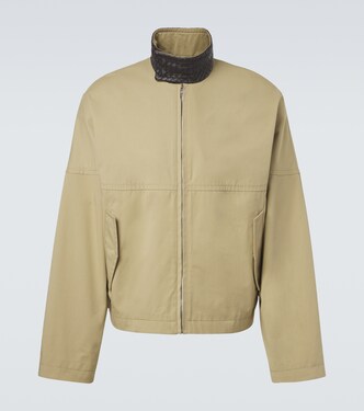 Intrecciato cotton blouson jacket | Bottega Veneta