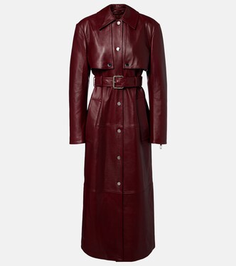 Paste leather trench coat | Sportmax
