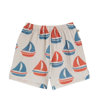 Elliot printed cotton seersucker shorts | Konges Sløjd