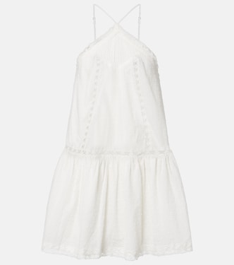 Minikleid Nora aus Baumwolle mit Spitze | Poupette St Barth