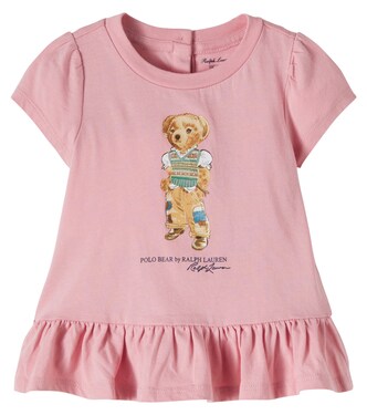 Baby Kleid Polo Bear aus Baumwolle | Polo Ralph Lauren Kids