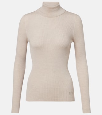 Turtleneck wool, silk, and cashmere sweater | Agnona