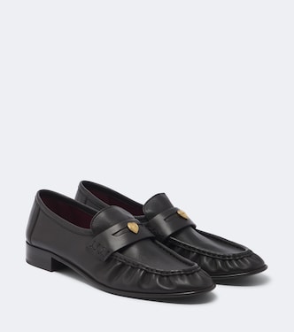 Letti leather penny loafers | Chloé