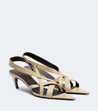 Slingback-Sandalen Sadie aus Leder | Khaite