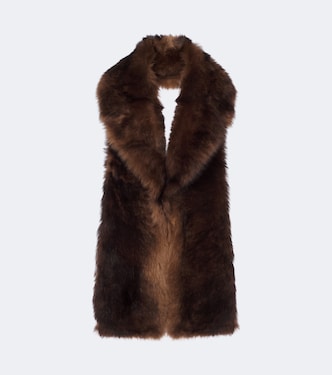 Shearling vest | Yves Salomon