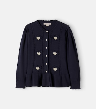 Bestickter Cardigan Soleil aus Baumwolle | Konges Sløjd
