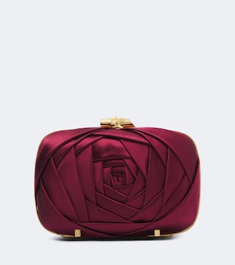 Rose Vivier satin clutch | Roger Vivier