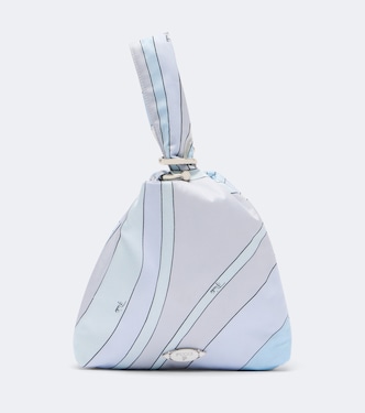 Emilio Iride silk twill top-handle bag | Pucci