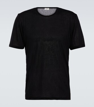 Camiseta con logo bordado | Saint Laurent