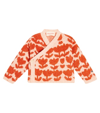 Baby floral intarsia cardigan | Bobo Choses
