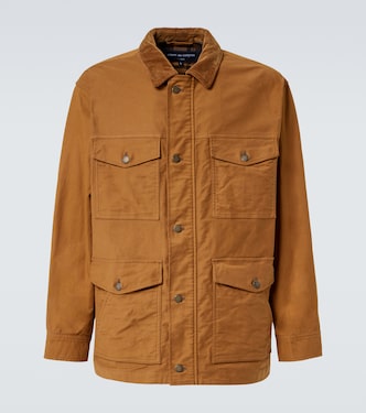 Corduroy-trimmed cotton jacket | Comme des Garçons Homme