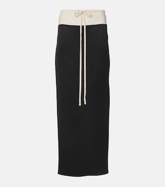 Chet satin maxi skirt | Khaite