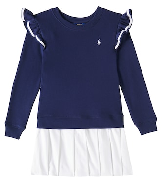 Striped cotton-blend dress | Polo Ralph Lauren Kids
