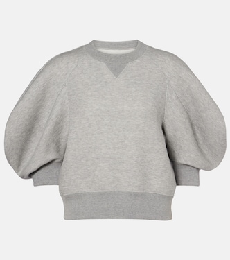 Cotton-blend jersey sweatshirt | Sacai