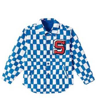 Reversible cotton-blend jacket | Stella McCartney Kids