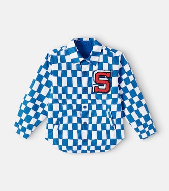 Reversible cotton-blend jacket | Stella McCartney Kids