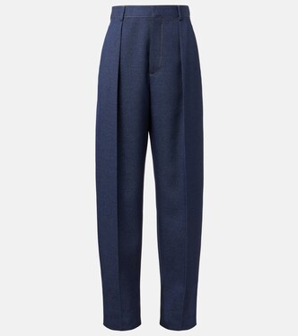 Wool drill tapered pants | Bottega Veneta