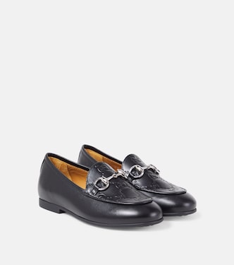 GG Horsebit leather loafers | Gucci Kids