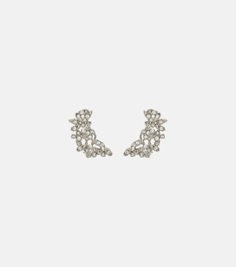 Orecchini ear cuff con cristalli | Jil Sander