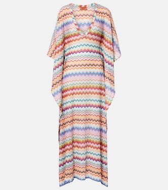Zigzag lamé kaftan | Missoni
