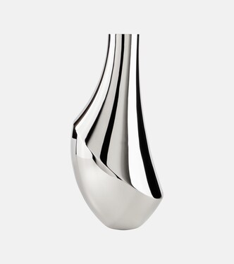 Flora Large stainless steel vase by Todd Bracher | Georg Jensen