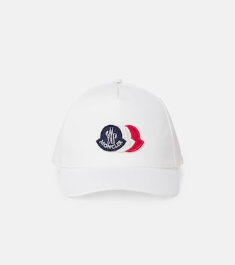 Embroidered logo cotton baseball cap | Moncler Enfant