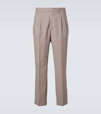 Pleated wool wide-leg pants | Stòffa