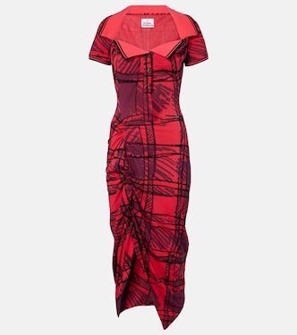 Long Monday checked cotton polo dress | Vivienne Westwood