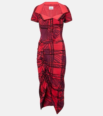 Long Monday checked cotton polo dress | Vivienne Westwood