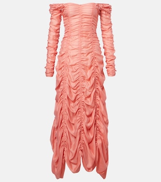 Robe longue Judith en satin | Khaite