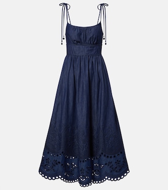 Midikleid Mahon aus Denim | Zimmermann