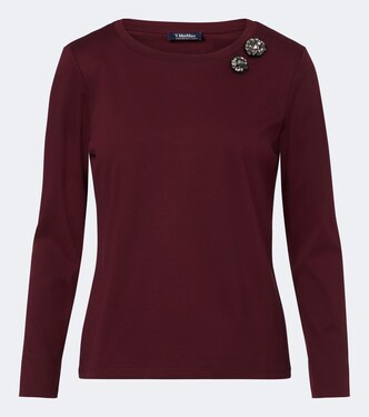 Verziertes T-Shirt aus Baumwoll-Jersey | 'S Max Mara