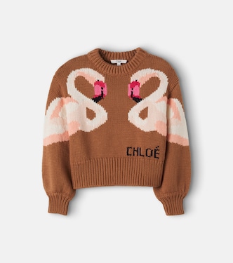 Pullover mit Intarsien | Chloé Kids