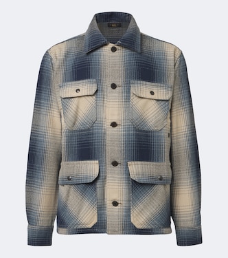 Plaid wool twill shirt | RRL
