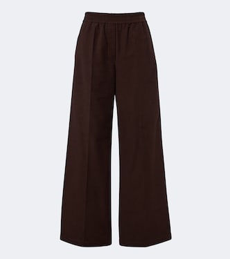 Cotton wide-leg pants | Brunello Cucinelli
