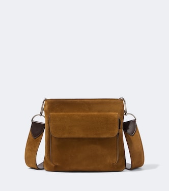 Slide suede messenger bag | Métier
