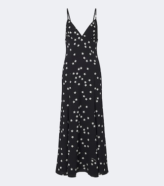 Printed silk-blend midi dress | Dolce&Gabbana