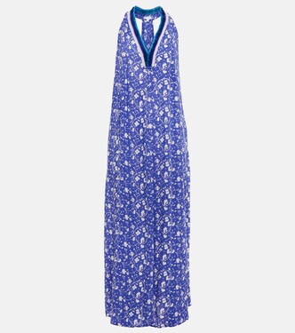 Robe longue Nava à fleurs | Poupette St Barth